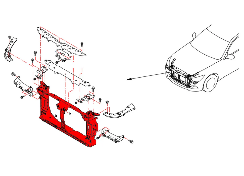 Front Crossmember Bar (Subframe)